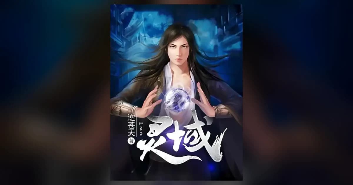 Wuxiaworld cover for Spirit Realm shows a long-haired figure holding a glowing orb against a blue setting