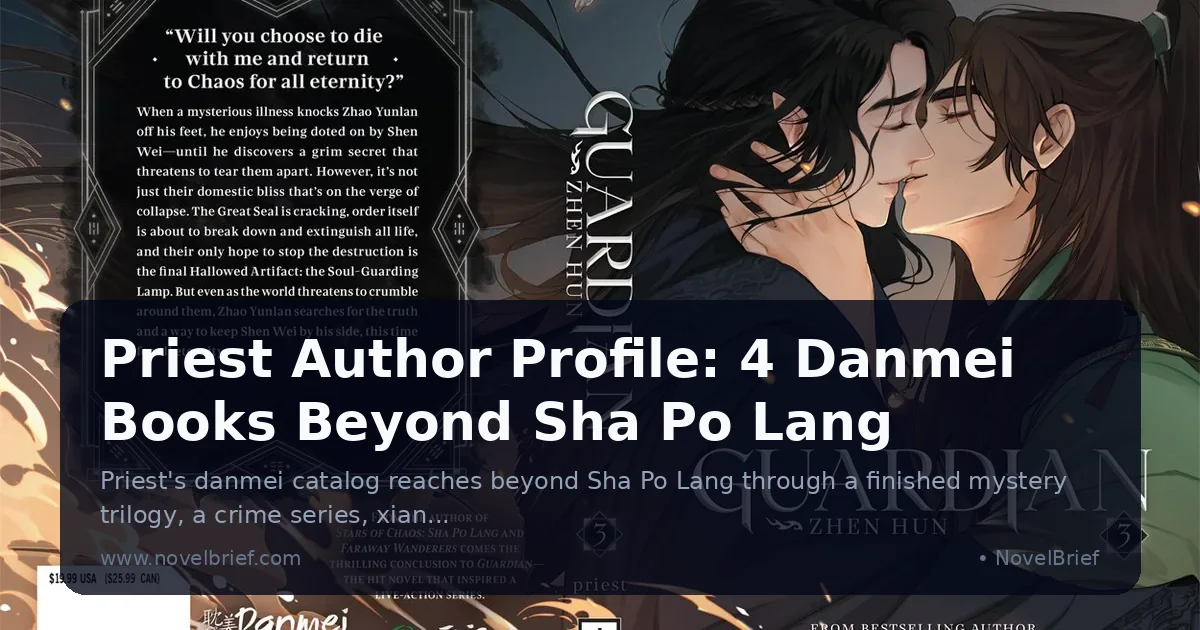 Official Guardian Zhen Hun Volume 3 cover showing Zhao Yunlan and Shen Wei amid glowing embers