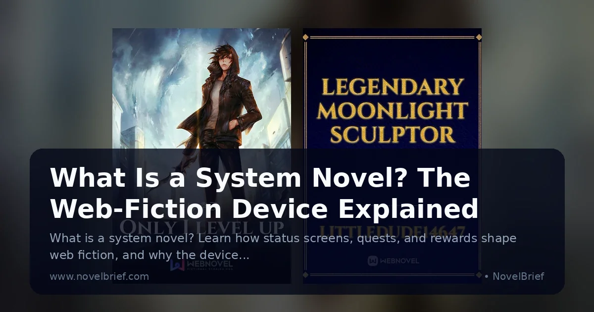 What Is a System Novel? The Web-Fiction Device Explained