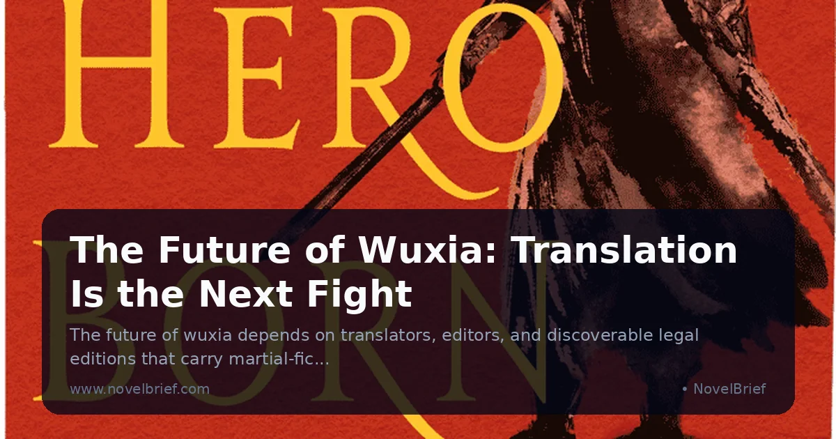 Preview: The Future of Wuxia: Translation Is the Next Fight (Genre Explainers)