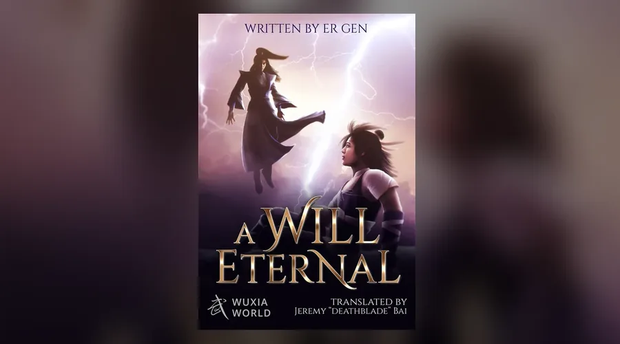 A Will Eternal cover crop for a mid-read checkpoint, preserving the real Wuxiaworld artwork