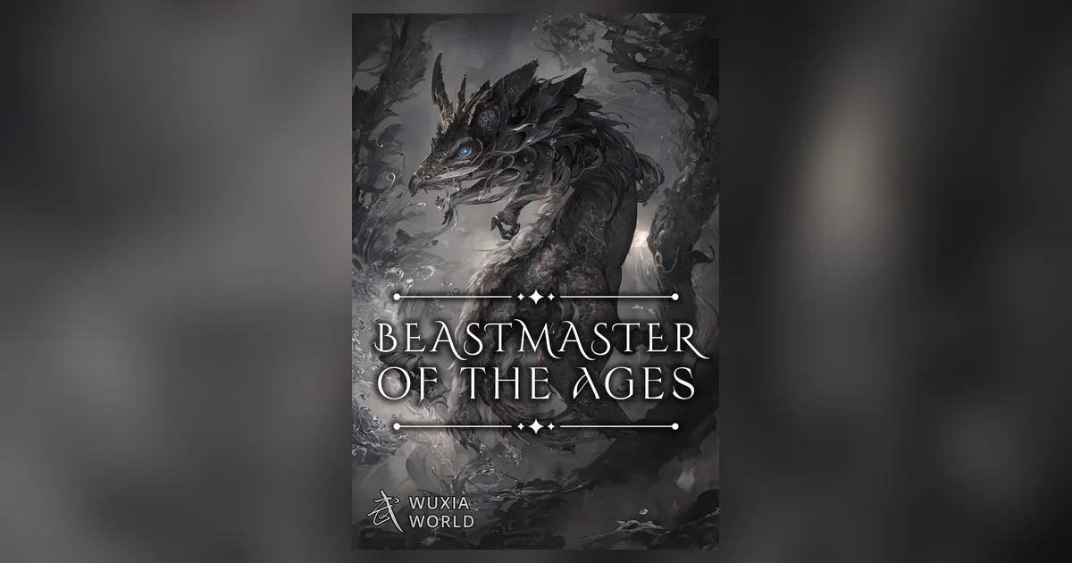 Beastmaster of the Ages cover showing a dark horned dragon-like beast rising from grey smoke above the silver title