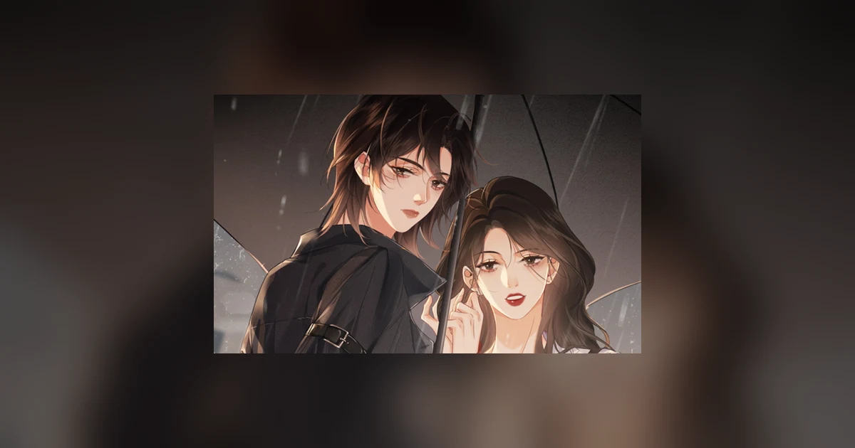 Official cover art for Miss Forensics (我亲爱的法医小姐), a couple sharing an umbrella together in the rain